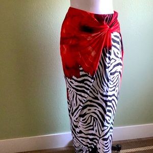 Beautiful Mock Wrap Skirt